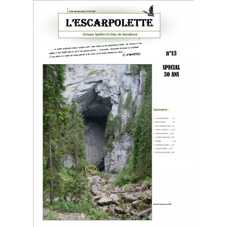 Escarpolette N°13 - spéléo Mandeure - 2009 Escarpolette N°13 - spéléo Mandeure - 2009